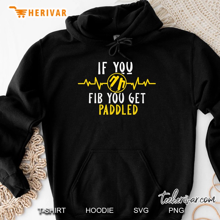 If You Fib - Cardiac Cardiology Nurse - Ekg Rhythm Hoodie