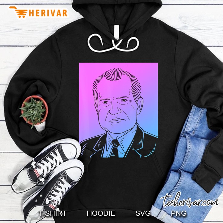 Richard Nixon Vaporwave - Pastel Goth Aesthetic Hoodie