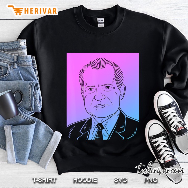Richard Nixon Vaporwave - Pastel Goth Aesthetic Sweatshirt