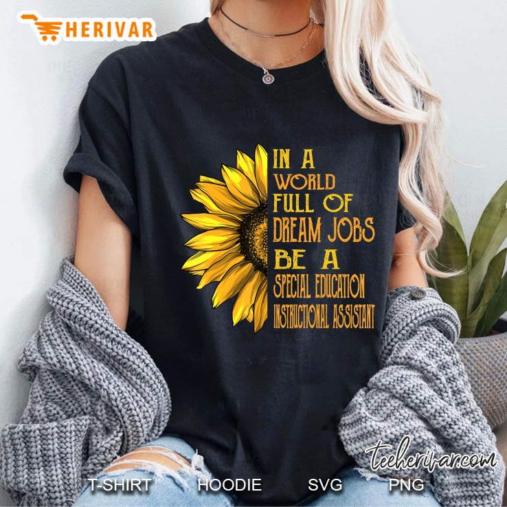 Sunflower Special Education Instructional Assistans Ladies Tee