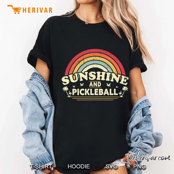 Sunshine, Pickleball Shirt For Men Or Women. Retro, Country Ladies Tee