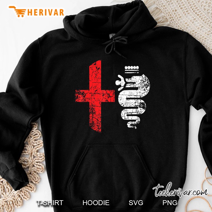 Alfa Car Drivers Stylish Grunge Logo Hoodie