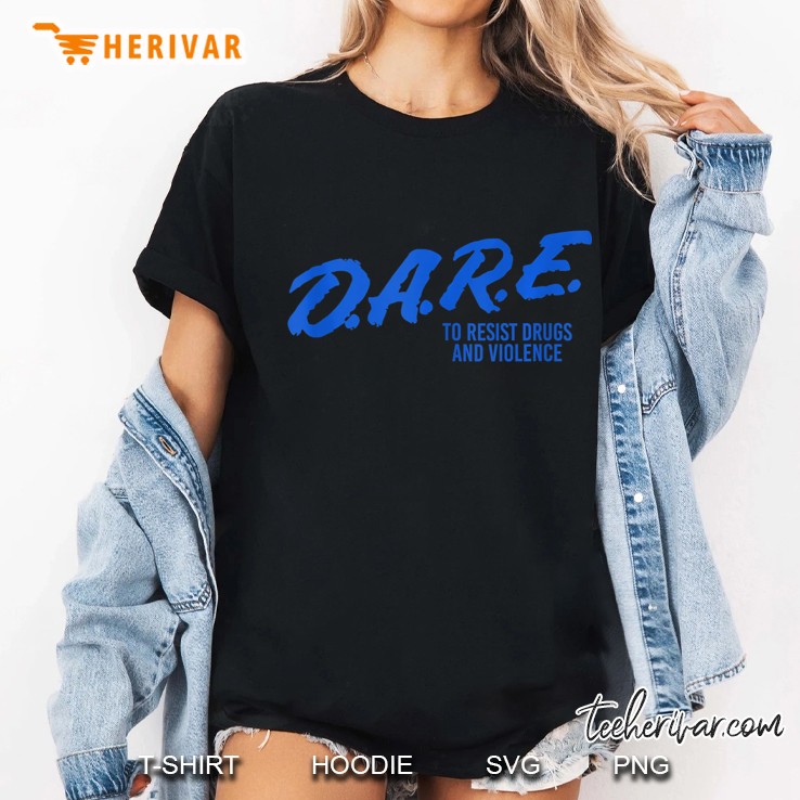Dare To Say No - Resist Drugs And Violence Tank Top Ladies Tee