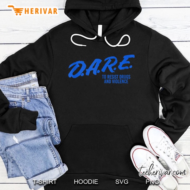Dare To Say No - Resist Drugs And Violence Tank Top Hoodie