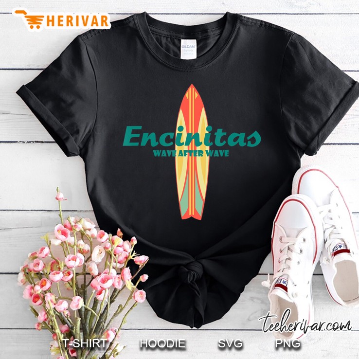 Encinitas Souvenir Retro Beach Vintage California Tees Gifts Shirt