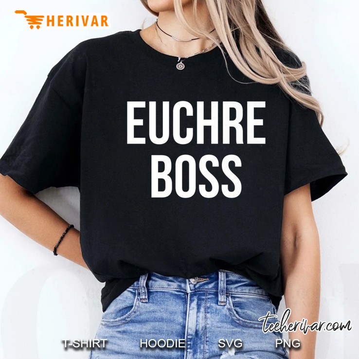 Euchre Boss Card Games Hoodie