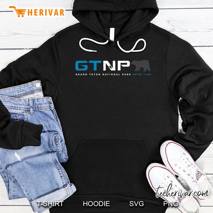 Grand Teton National Park Retro Vintage Graphic Hoodie