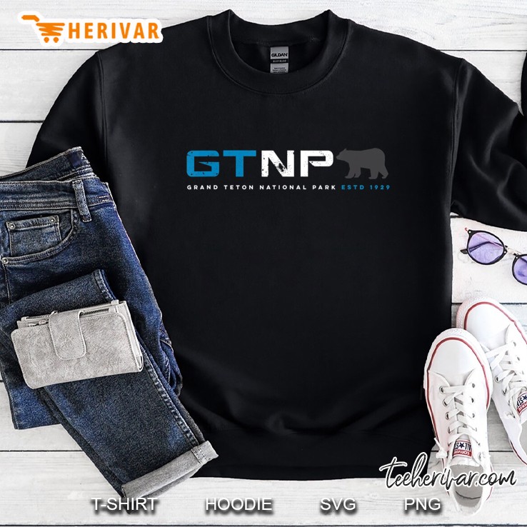 Grand Teton National Park Retro Vintage Graphic Sweatshirt