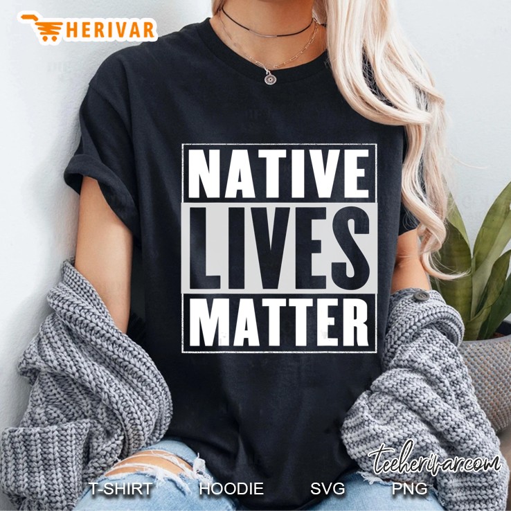 Native Lives Matter Ladies Tee