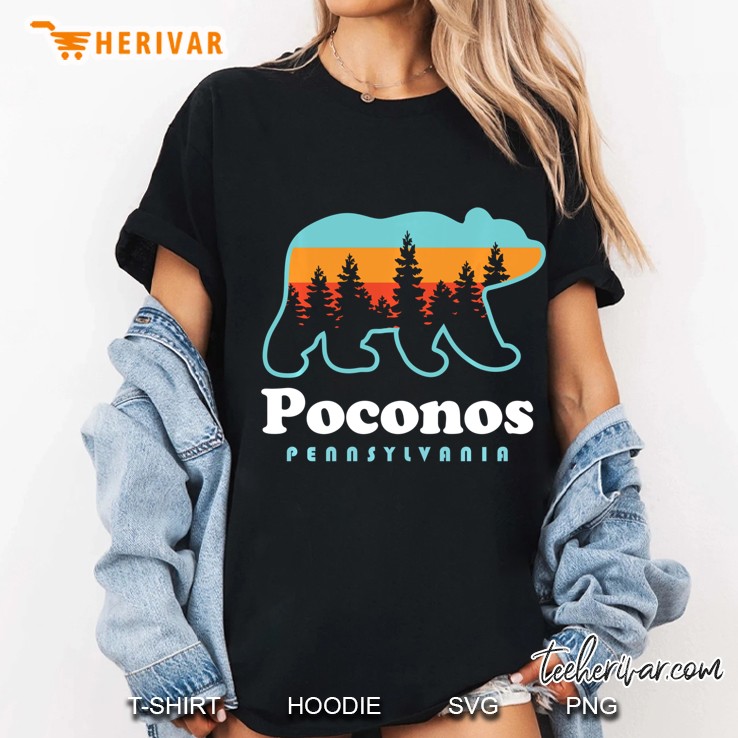 Poconos Pennsylvania Bear - Pocono Mountains Ladies Tee