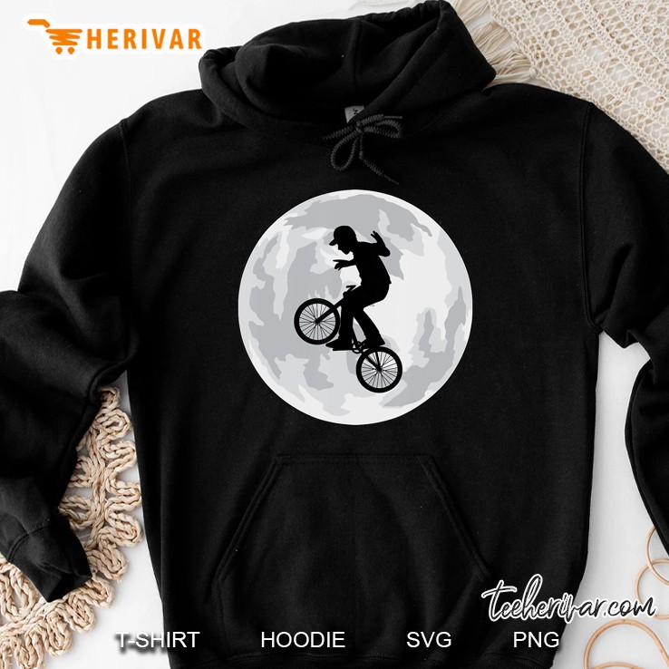 Sky Is The Limit - Bmx Moon Rider Gift Hoodie