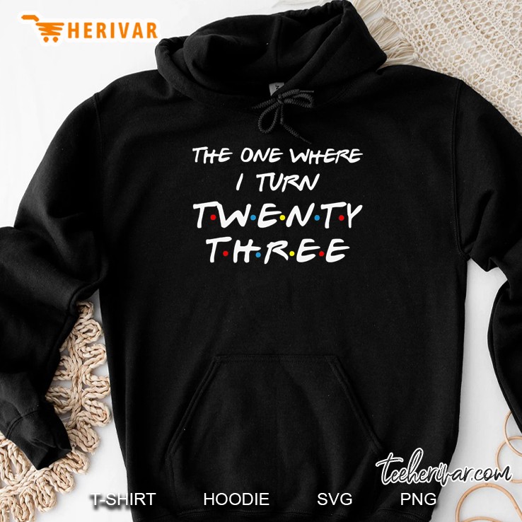 The One Where I Turn Twenty Three Hoodie