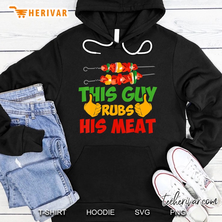 This Guy Rubs His Meat Funny Bbq Grilling Smoking Mugs