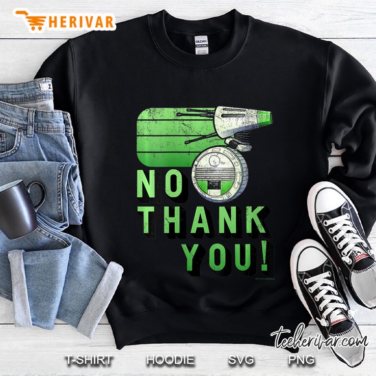 Womens Star Wars The Rise Of Skywalker D-O No Thank You Sweatshirt