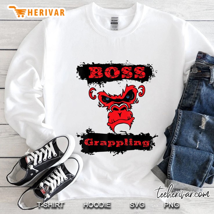 Boss Grappling Jiu Jitsu Men Women Kids Tee Shirt Sweatshirt