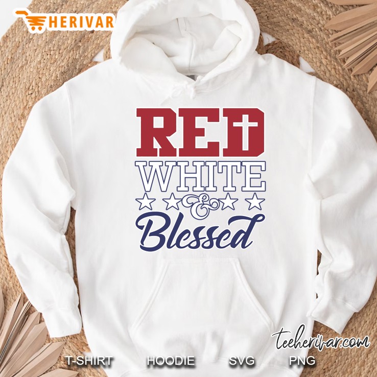 Red White & Blessed Hoodie