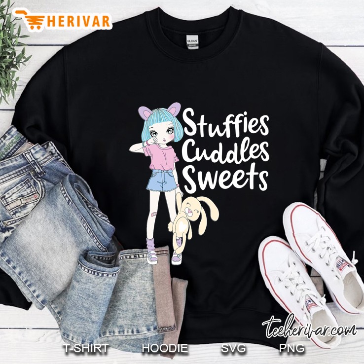 Ddlg Baby Girl - Bsdm Stuffies Cuddles Sweets Cute Graphic Sweatshirt