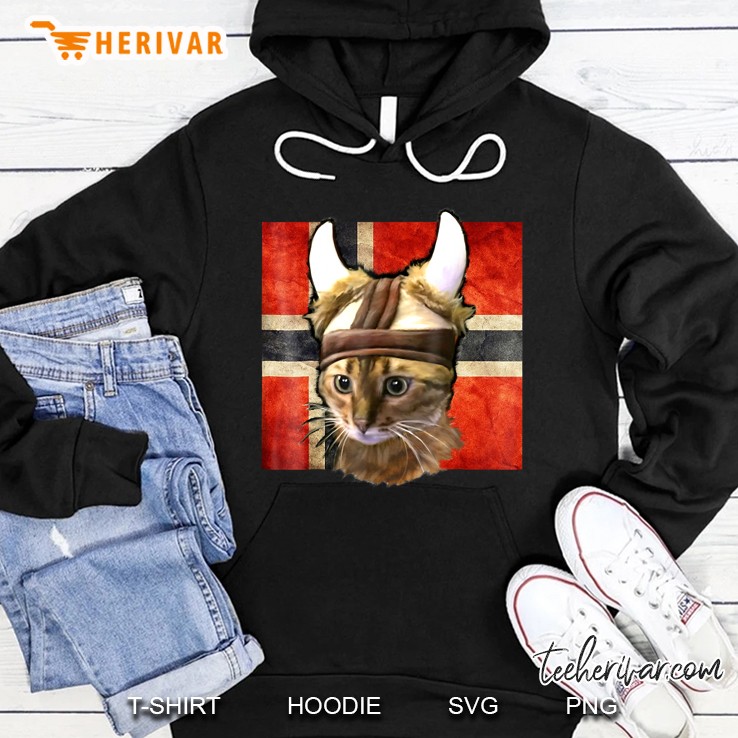 Funny Norway Flag Viking Cat Mugs