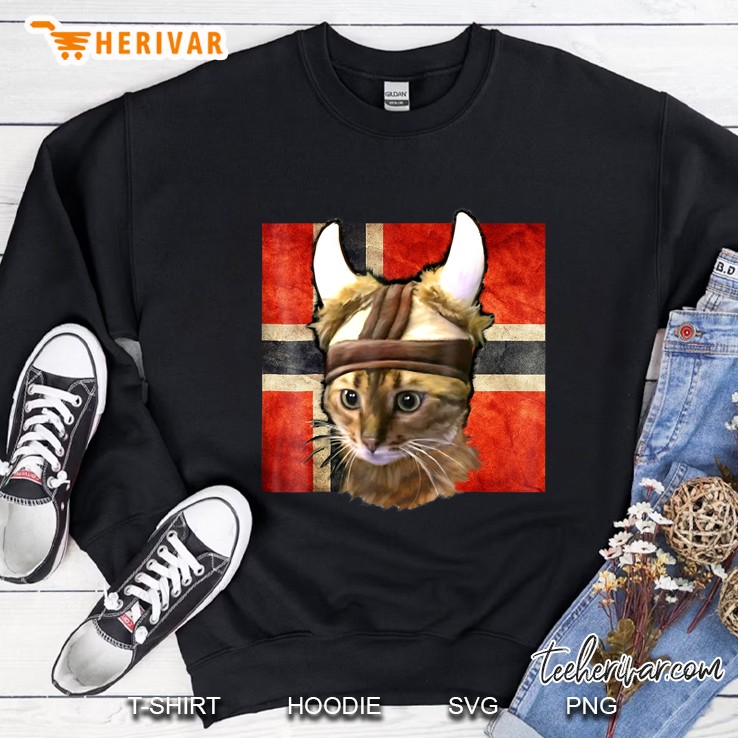 Funny Norway Flag Viking Cat Mugs