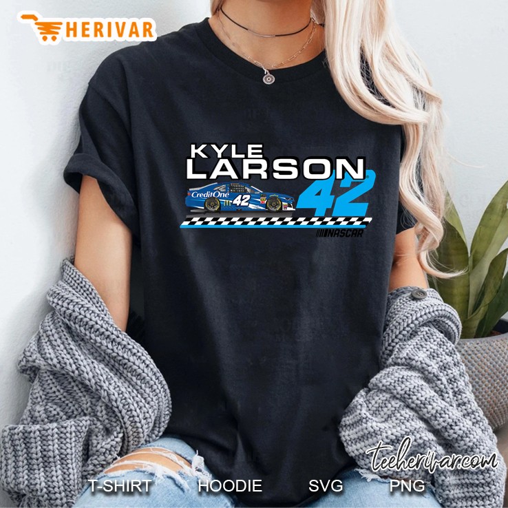 Nascar - Kyle Larson - Carbon Fiber Ladies Tee