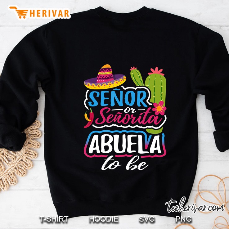 Senor Or Senorita Abuela To Be Grandma Gender Reveal Gift Mugs