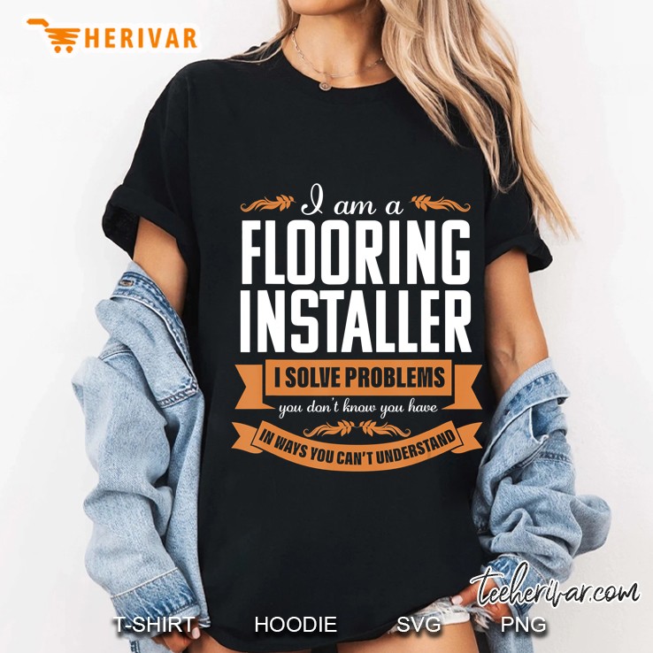 Solve Flooring Installer Carpet Installation Contractor Gift Ladies Tee