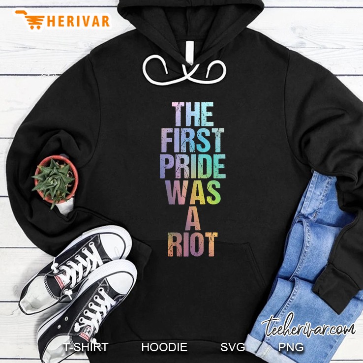 The First Pride Was A Riot Parade 50Th Anniversary Tank Top Hoodie