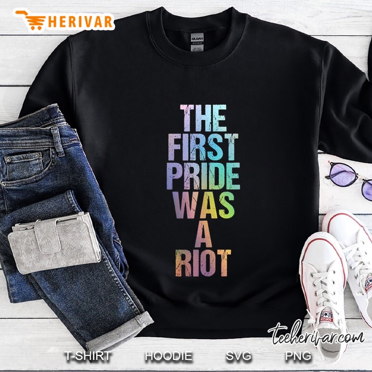 The First Pride Was A Riot Parade 50Th Anniversary Tank Top Sweatshirt