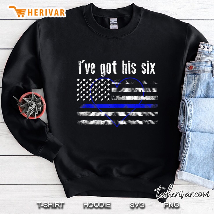 Thin Blue Line Shirt Police Wife I