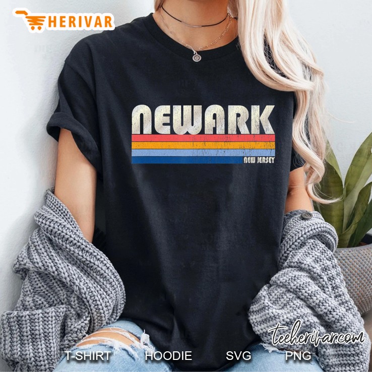 Vintage 70S 80S Style Newark Nj Hoodie