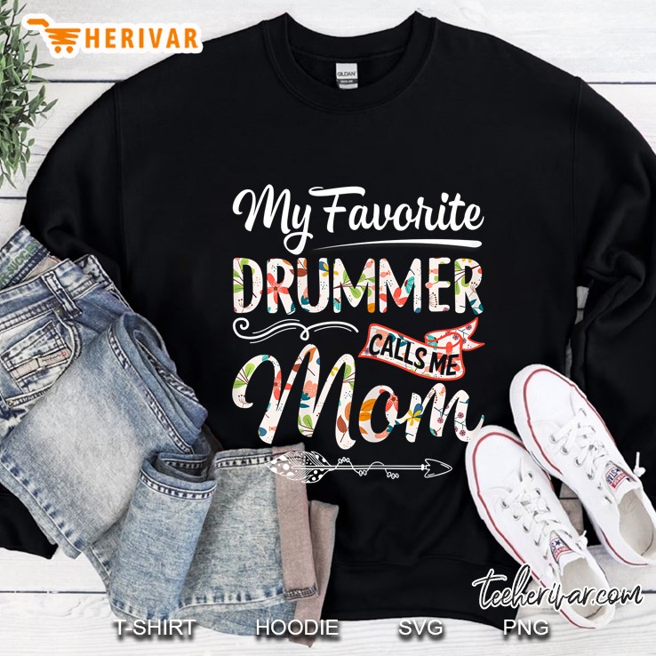 Womens My Favorite Drummer Calls Me Mom Cute Mother's Day Gift Mugs