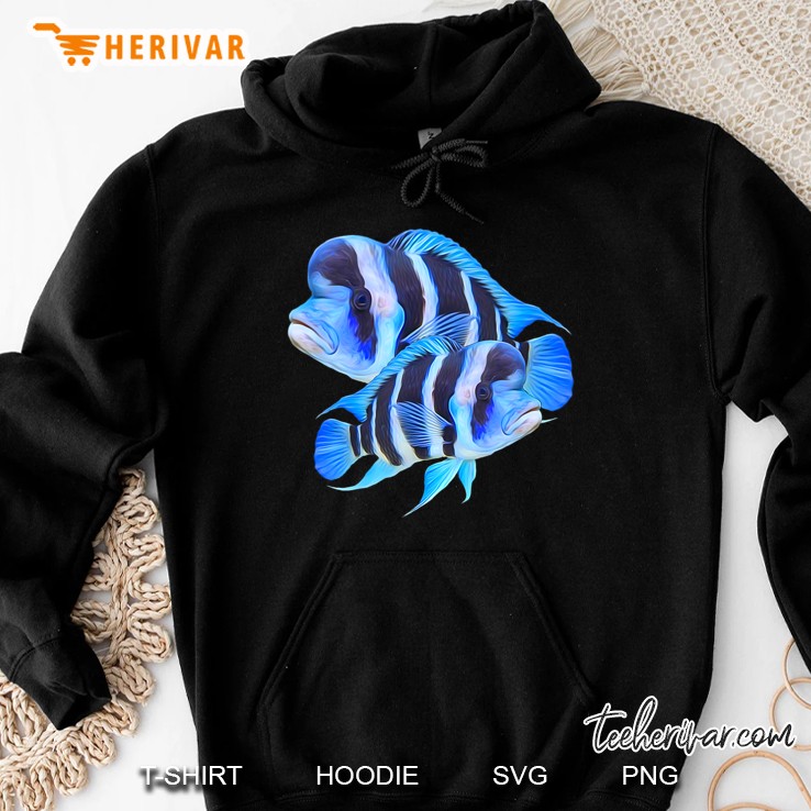 Frontosa Cichlid Fish Aquarium Owners Monster Fish Gift Hoodie