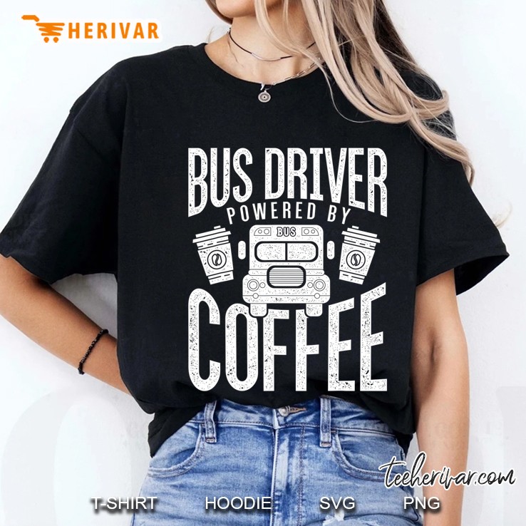 Funny Bus Drivers Need Coffee School Bus Design Ladies Tee