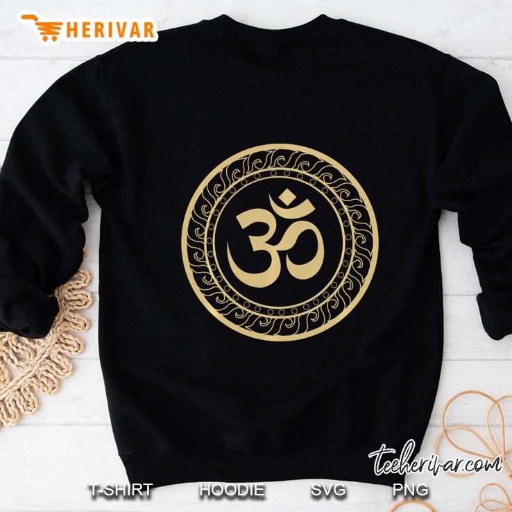 Om Ohm Aum Symbol Spiritual Yoga Tee Gift Pullover Sweatshirt