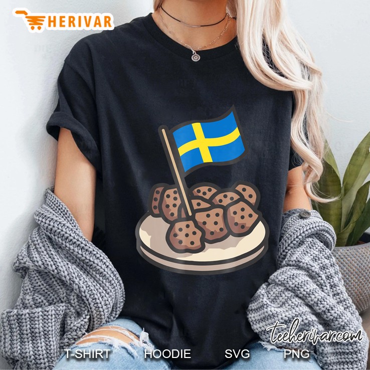 Swedish Flag - Funny Swedish Meatballs Hoodie