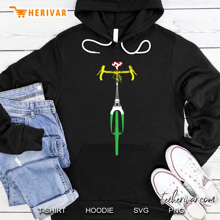 Tour France Eiffel Tower Jersey Colors Hoodie