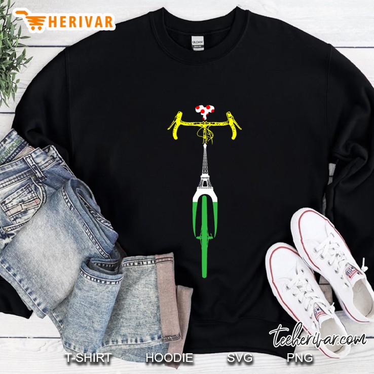 Tour France Eiffel Tower Jersey Colors Sweatshirt