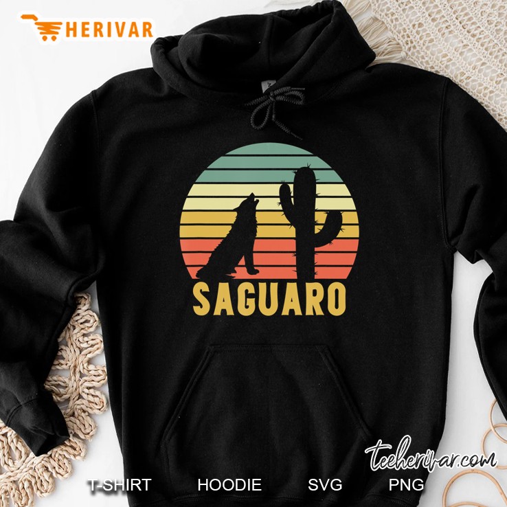 Vintage Saguaro National Park Retro Cactus Tucson Gift Hoodie