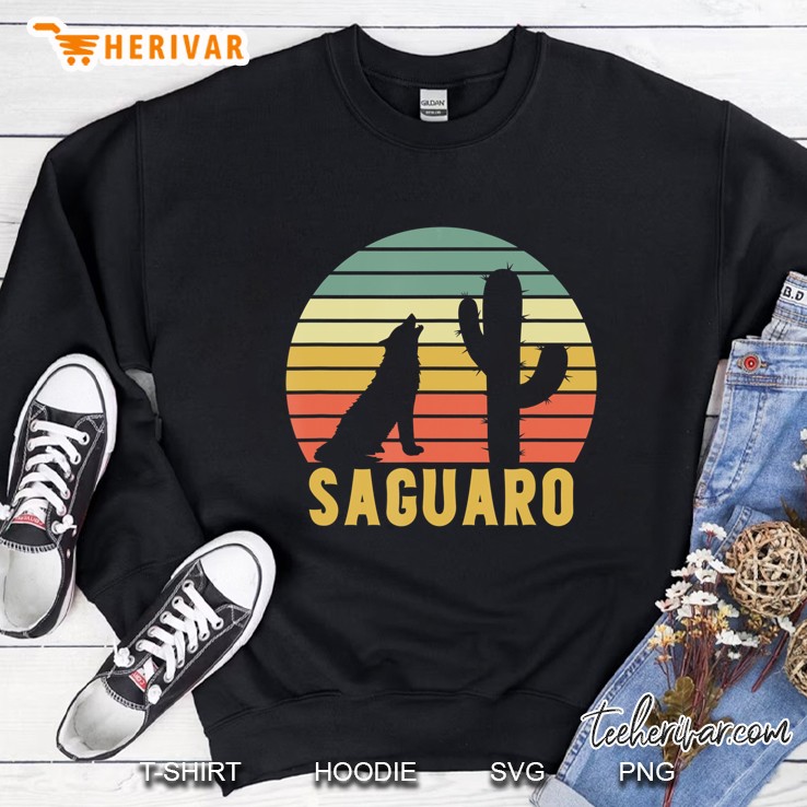 Vintage Saguaro National Park Retro Cactus Tucson Gift Sweatshirt