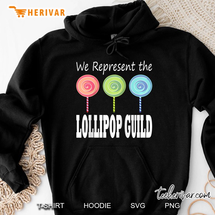 We Represent The Lollipop Guild Wizard Of Oz Raglan Baseball Tee Hoodie