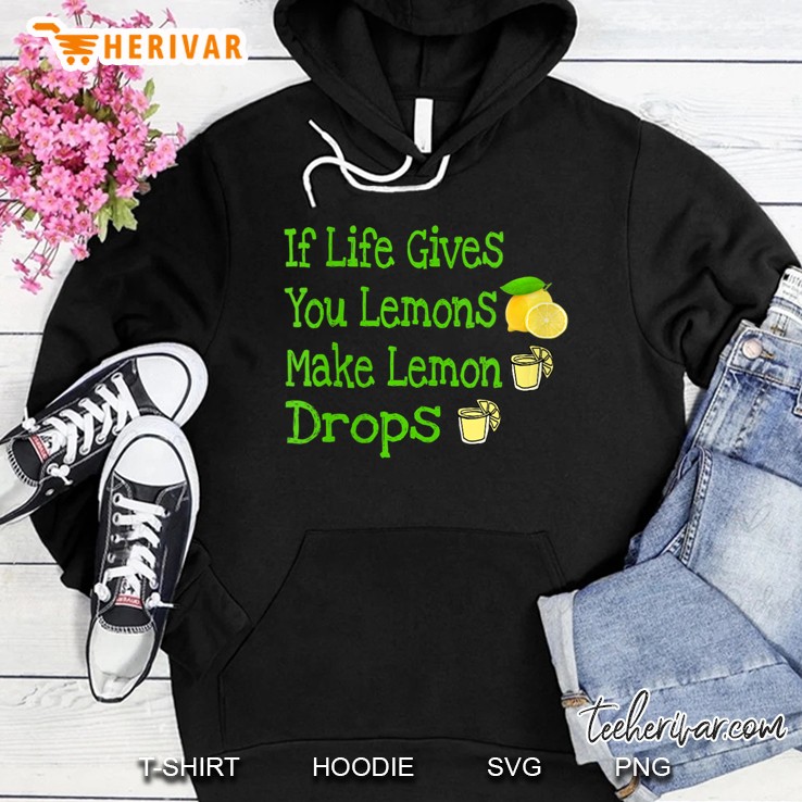 Womens Funny Life If Life Gives You Lemons Make Lemon Drops V-Neck Mugs