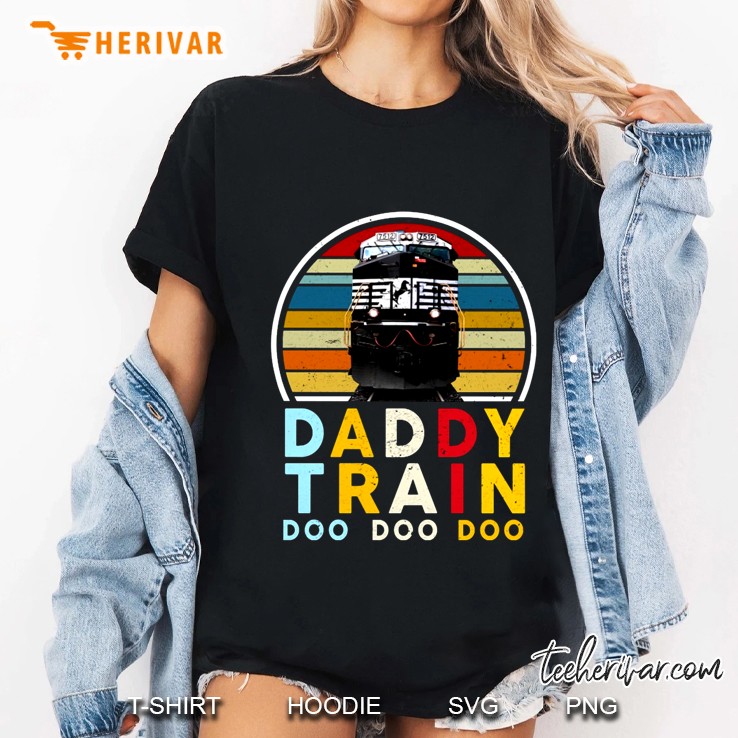 Daddy Train Doo Doo Doo Vintage Version Ladies Tee