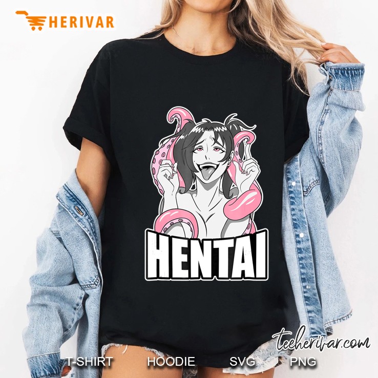 Ahegao Face Lewd Anime Girl Gift For Hentai Otaku Ladies Tee