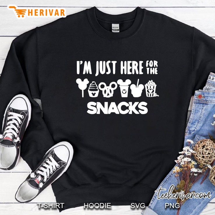Here For The Snacks Family Vacation Sweatshirt
