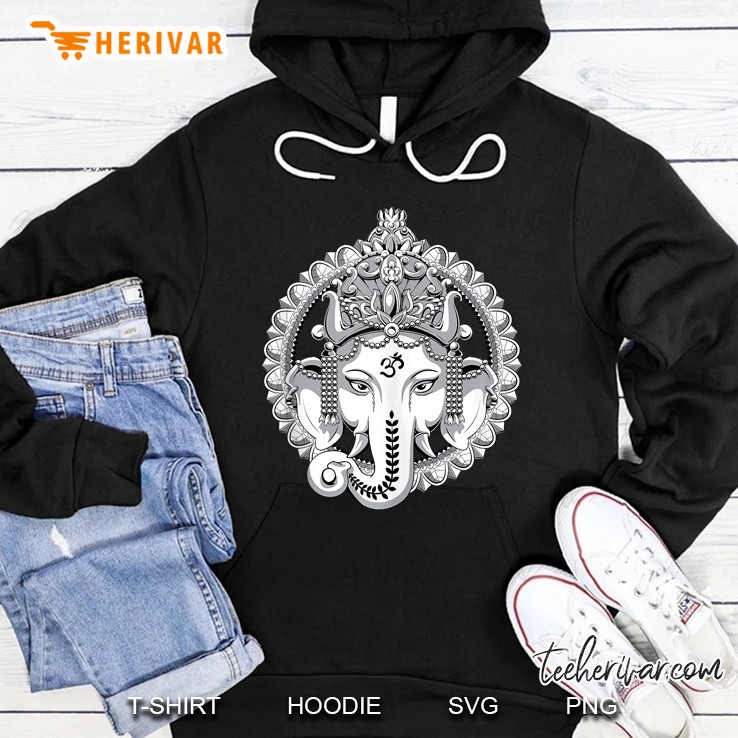 Hindu Ganesh Elephant Yoga Hoodie