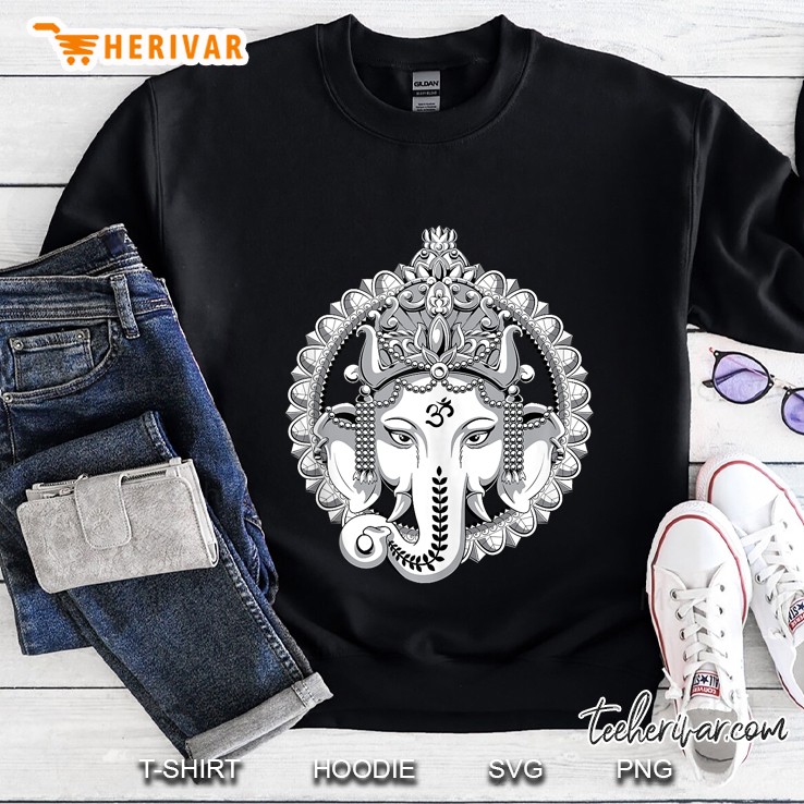 Hindu Ganesh Elephant Yoga Sweatshirt