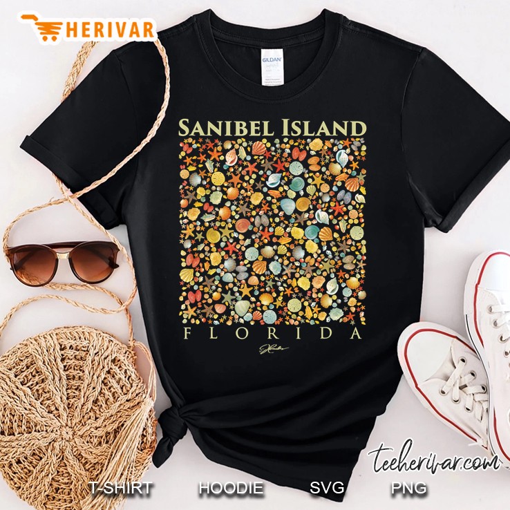 Jcombs Sanibel Island, Fl, Seashell Collection Shirt