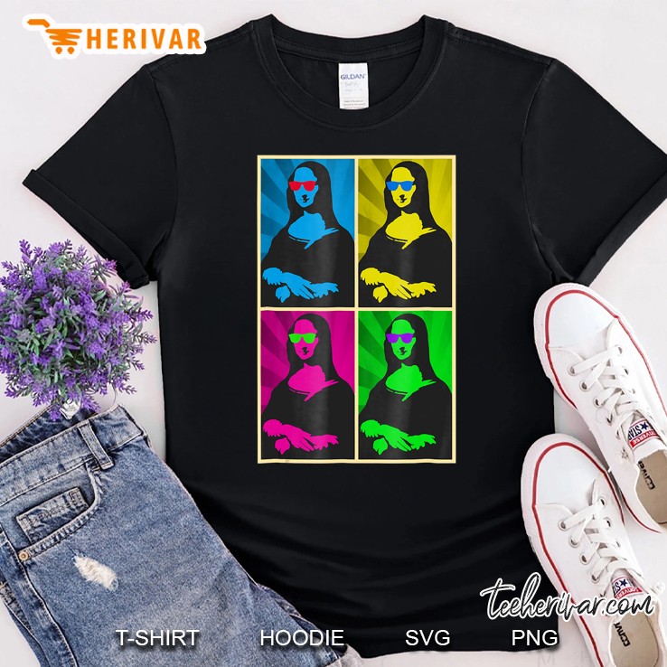 Mona Lisa Leonardo Da Vinci Pop Art Graphic Shirt