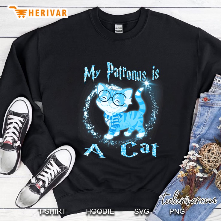 My Patronus Is A Cat Magic Gifts Sweatshirt