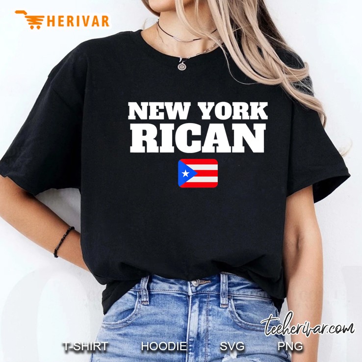 New York Rican Heritage Puerto Rico Flag Gift Hoodie